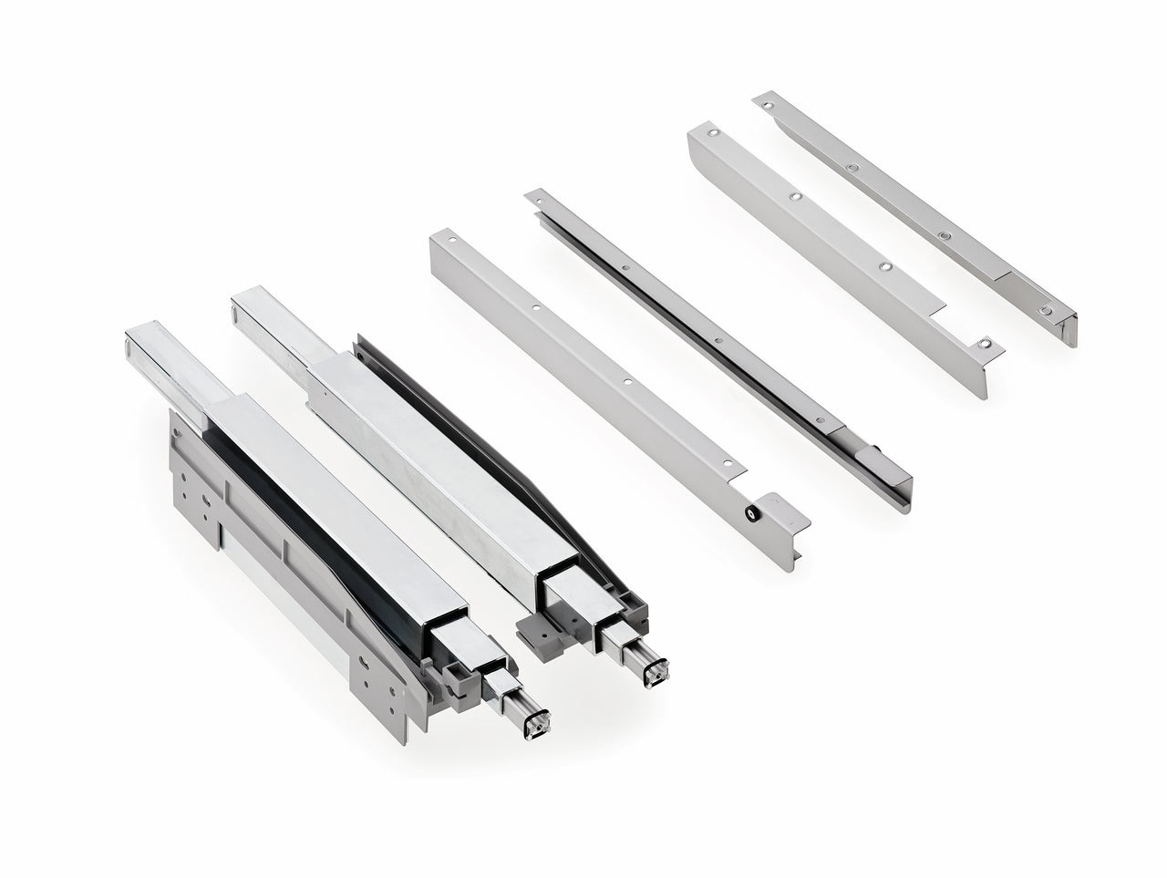 TopFlex Ausziehtisch Beschlag, silber