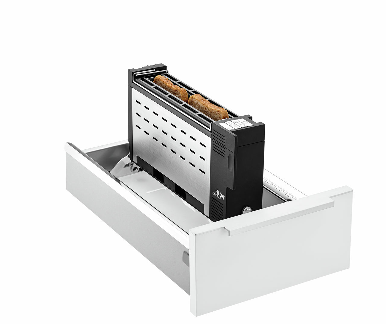 ritter Einbautoaster ET 10, Edelstahl/schwarz