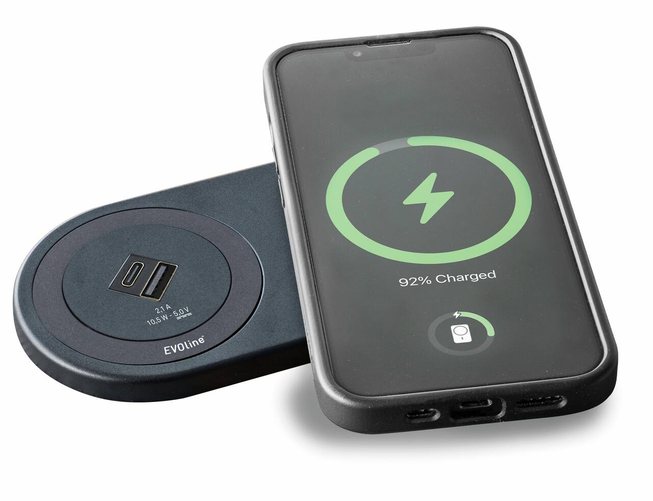 Evoline® One DisQ USB A+C Qi