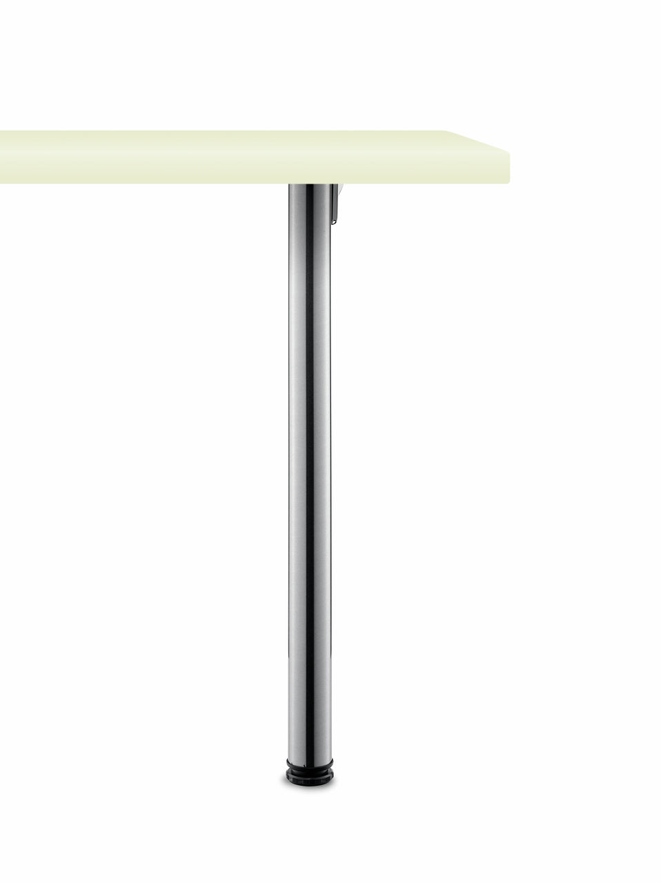 Click rund, edelstahlfarbig