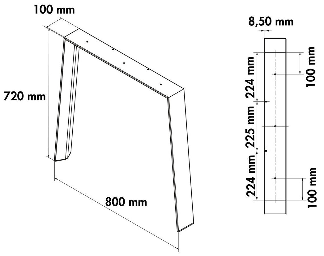 WESCO® Tischgestell ATG420