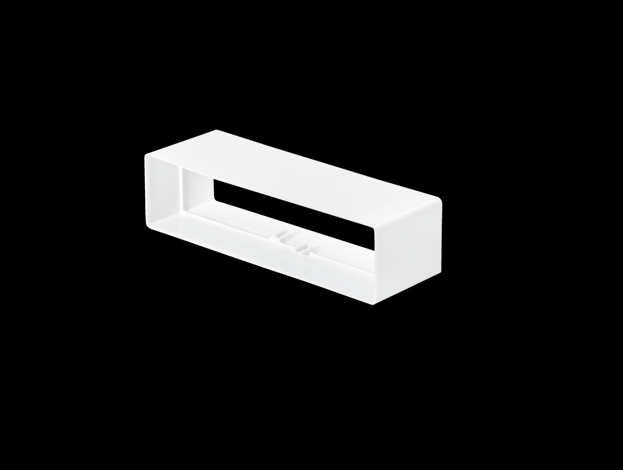 T-RVB 125 Breitkanalrohrverbinder, weiß