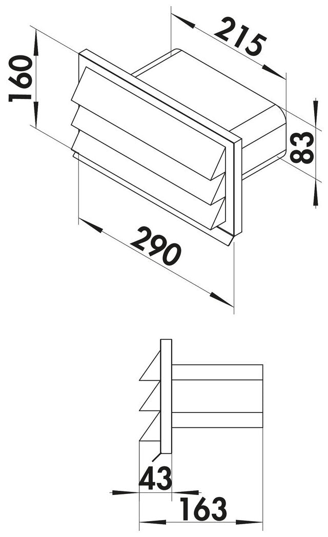 E-Jal flow 150 Außenjalousie, Edelstahl