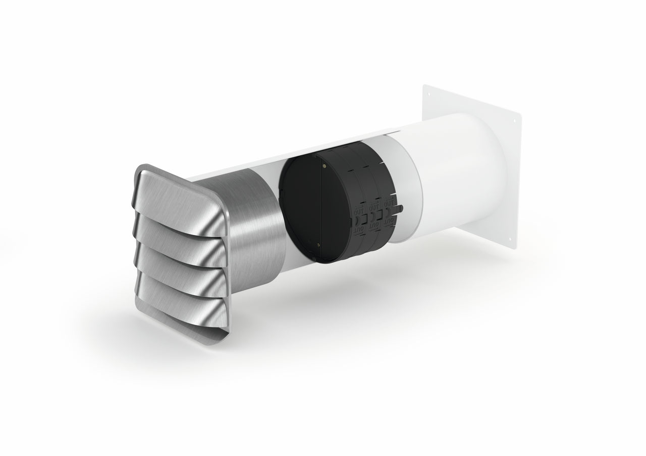 E-Jal Col® 125 Mauerkasten inkl. THERMOBOX, weiß, Edelstahl