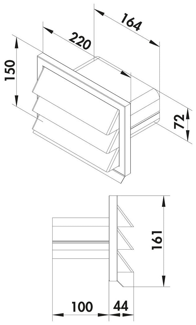 E-Jal flow 125 Außenjalousie, Edelstahl