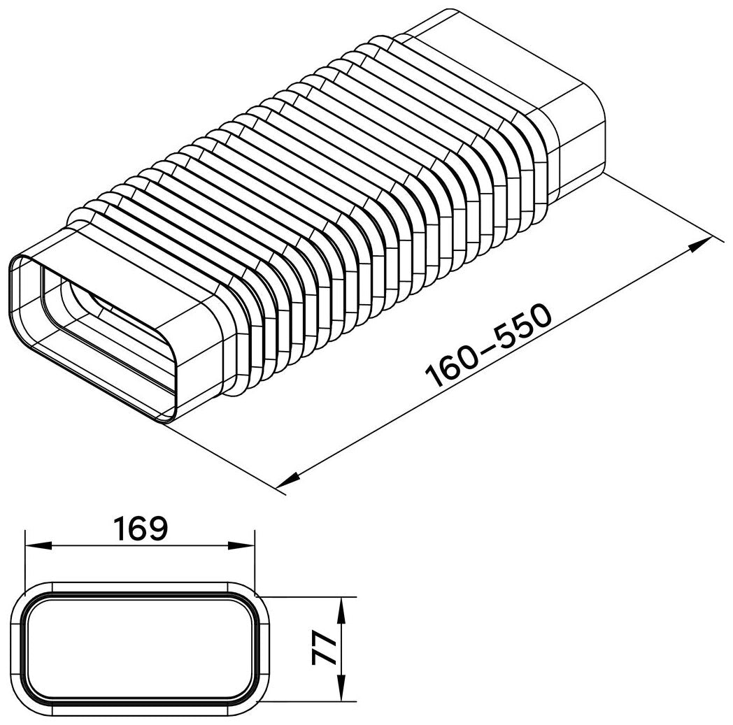 MF-RBFLEX 1 System 125 Rohrbogen, weiß