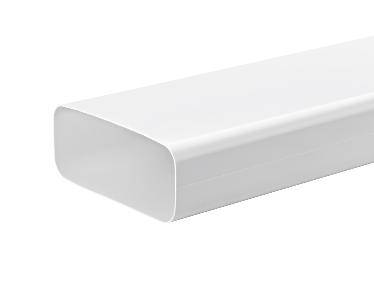 F-VRO 150 Flachkanalrohr, weiß