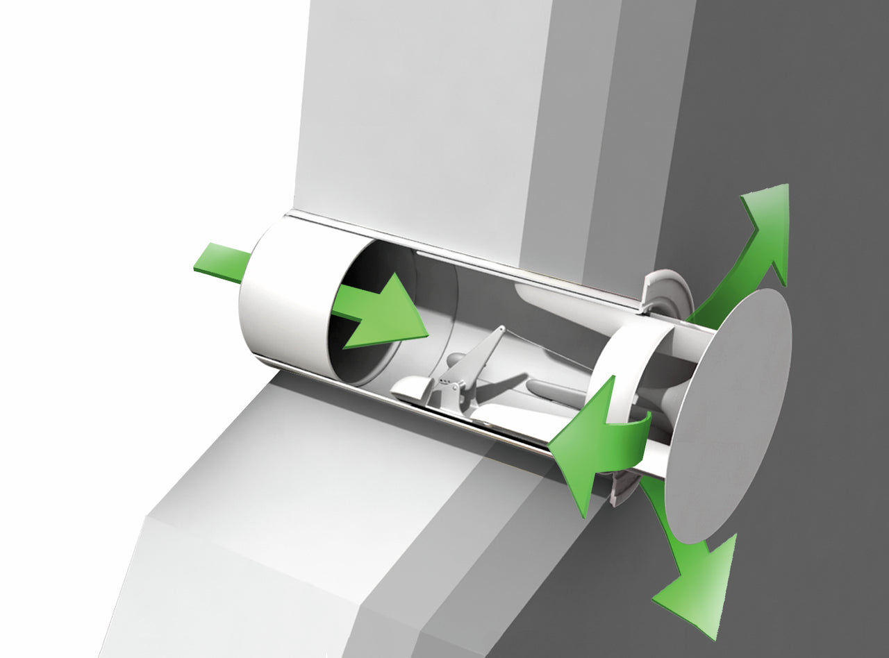 flow Star GTS 150 Mauerkasten, weiß, Edelstahl