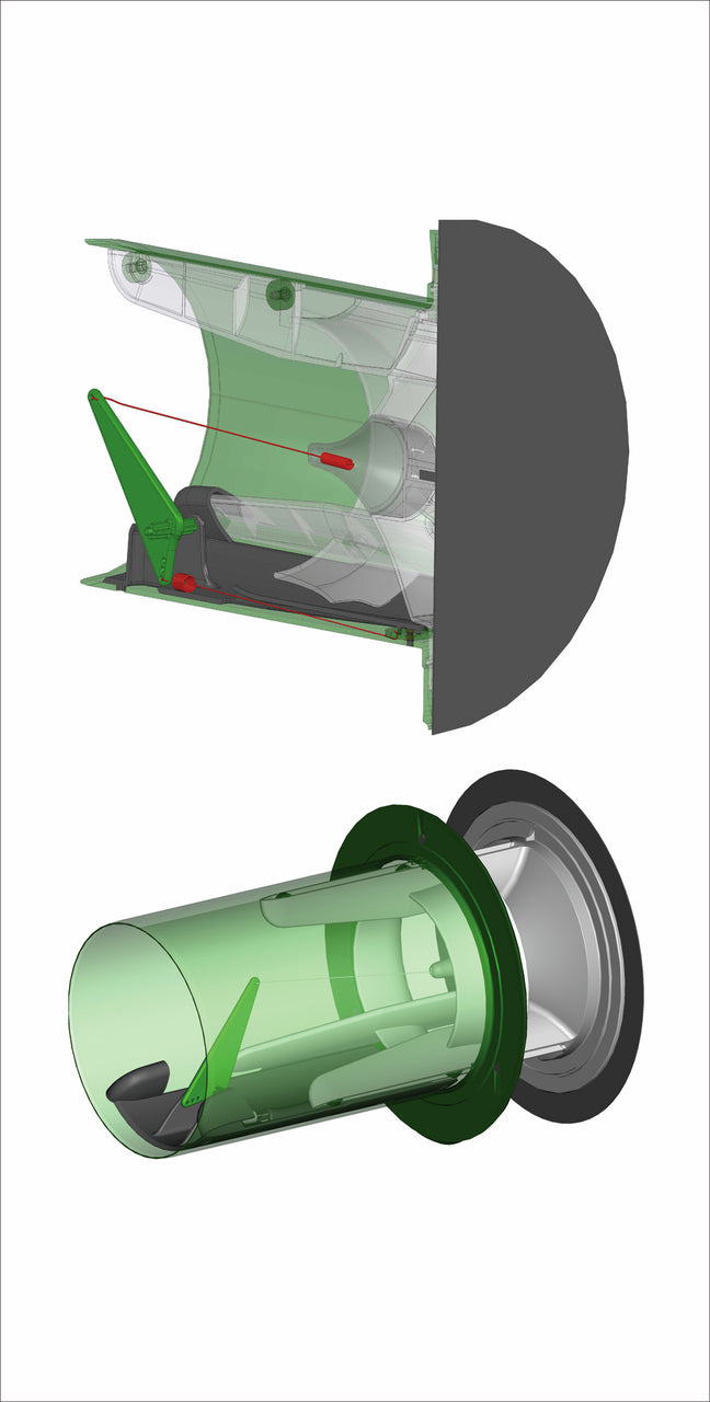 flow Star GTS 150 Mauerkasten, weiß, Edelstahl