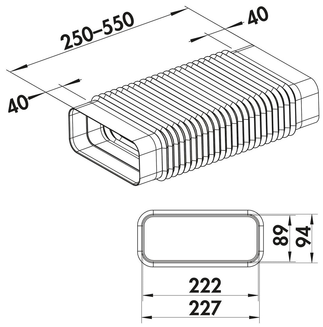 F-RBFLEX 1 System 150 Rohrbogen, weiß