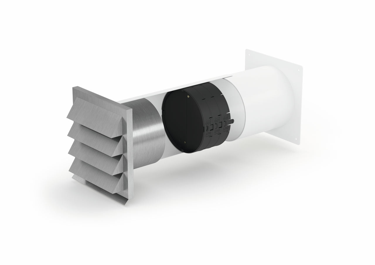 E-Jal 150 Mauerkasten inkl. THERMOBOX, weiß, Edelstahl