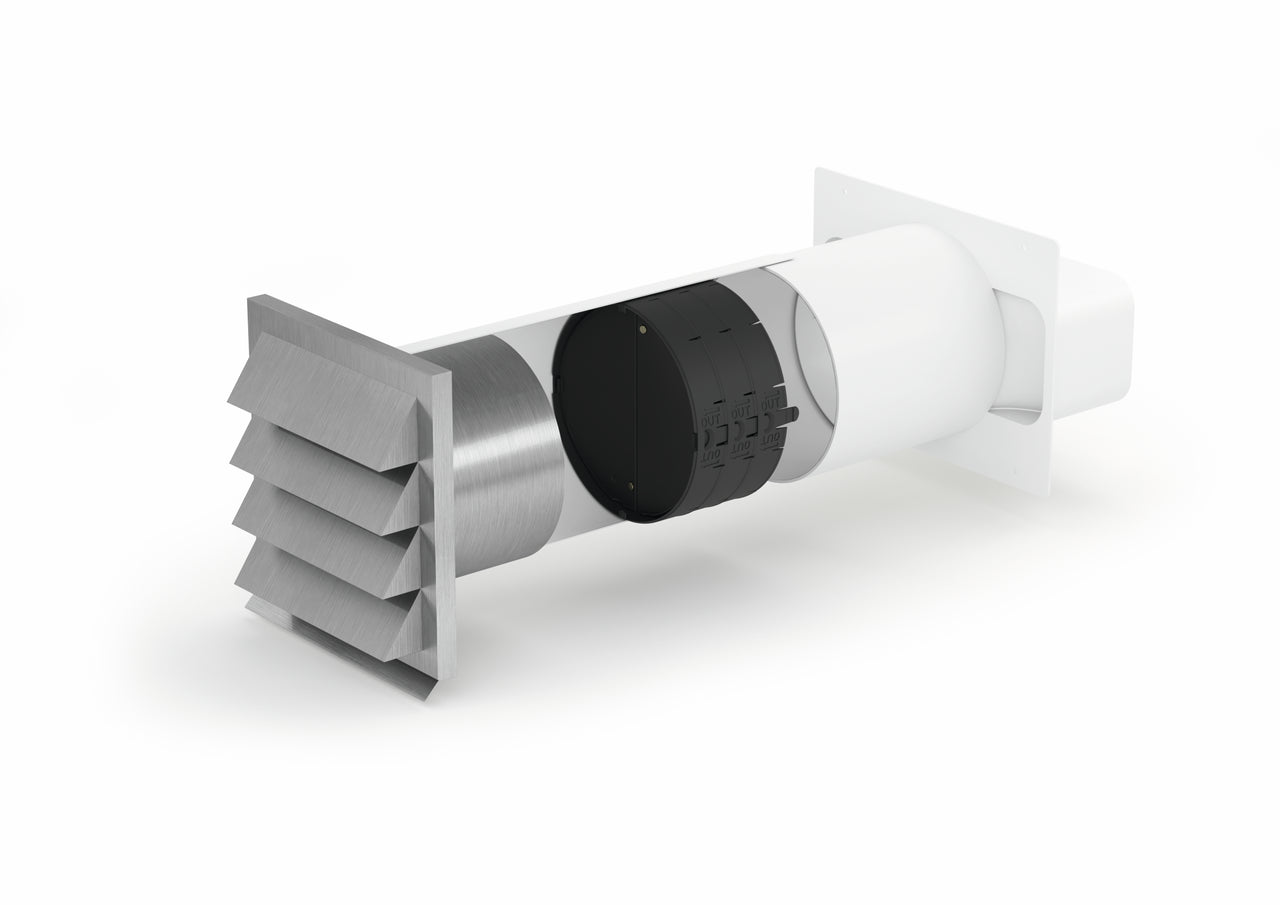 E-Jal flow 150 Mauerkasten inkl. THERMOBOX, weiß, Edelstahl