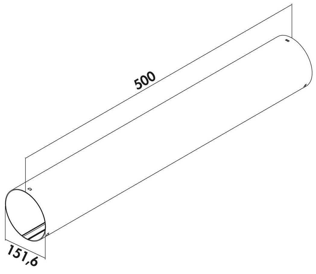 PRIME flow P-RRO 150 Rundrohr
