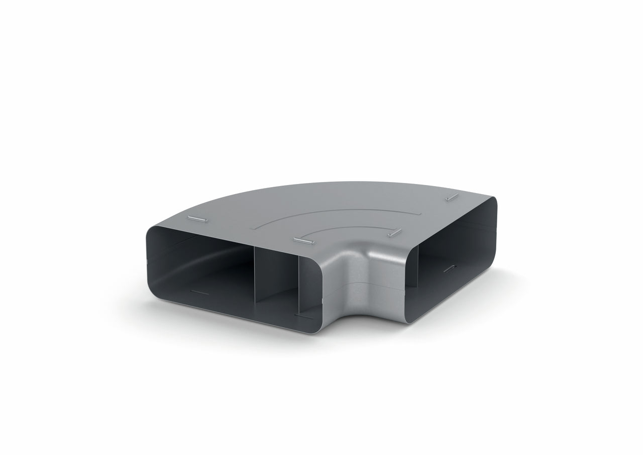 STEEL flow SF-RBH 150 Rohrbogen horizontal 90°, verzinkter Stahl