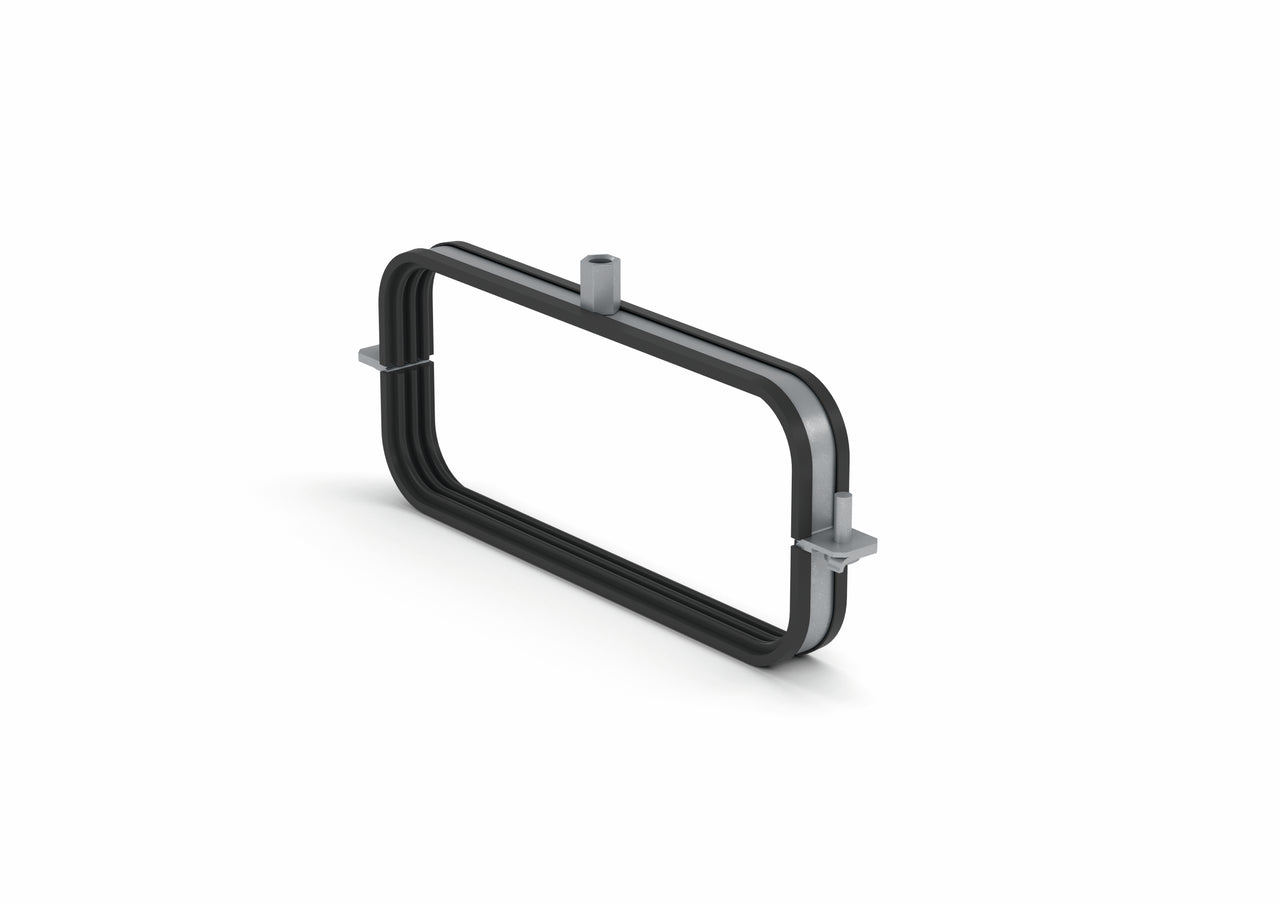 STEEL flow SF 150 Flachkanalhalterung, verzinkter Stahl