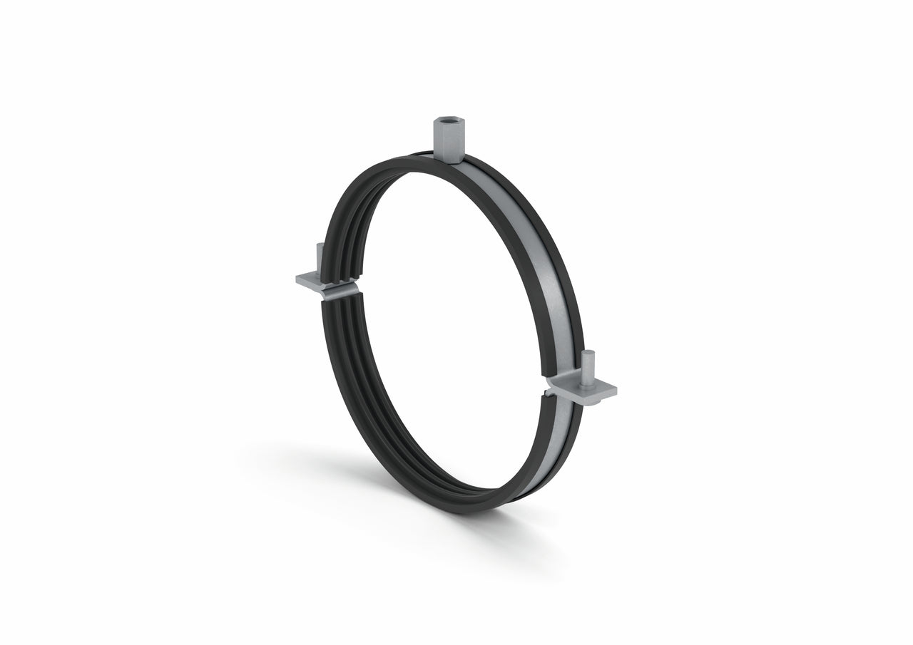 STEEL flow SR 150 Rundkanalhalterung, verzinkter Stahl