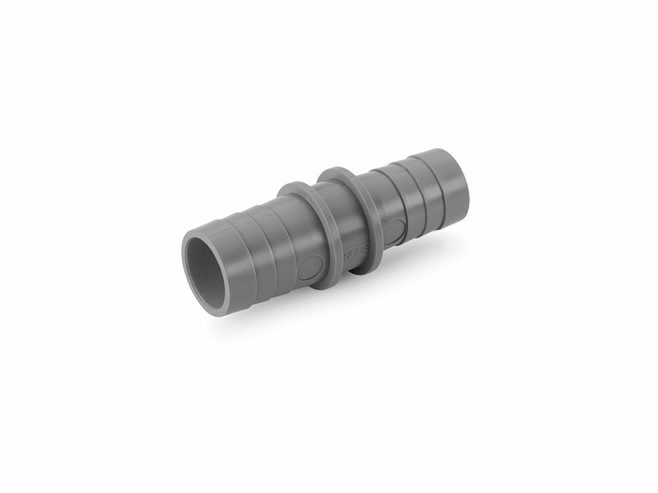 Schlauchverbindungsröhrchen 3/4" Kunststoff, L 75 mm, Ø außen 19 und 22 mm