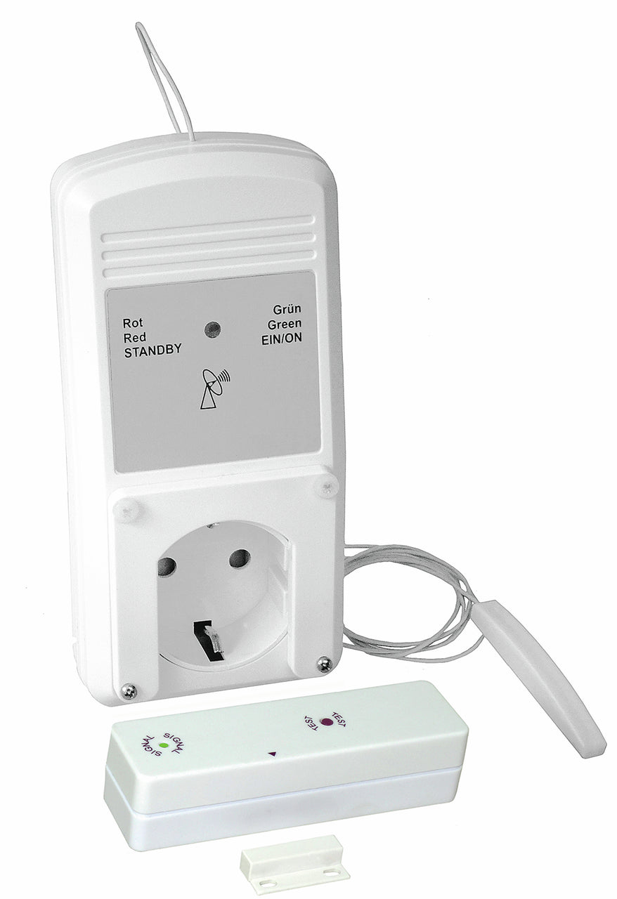 Fensterkontaktschalter Funksystem, mit externer Antenne, weiß