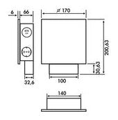 Mira Quad Glas USB A/C
