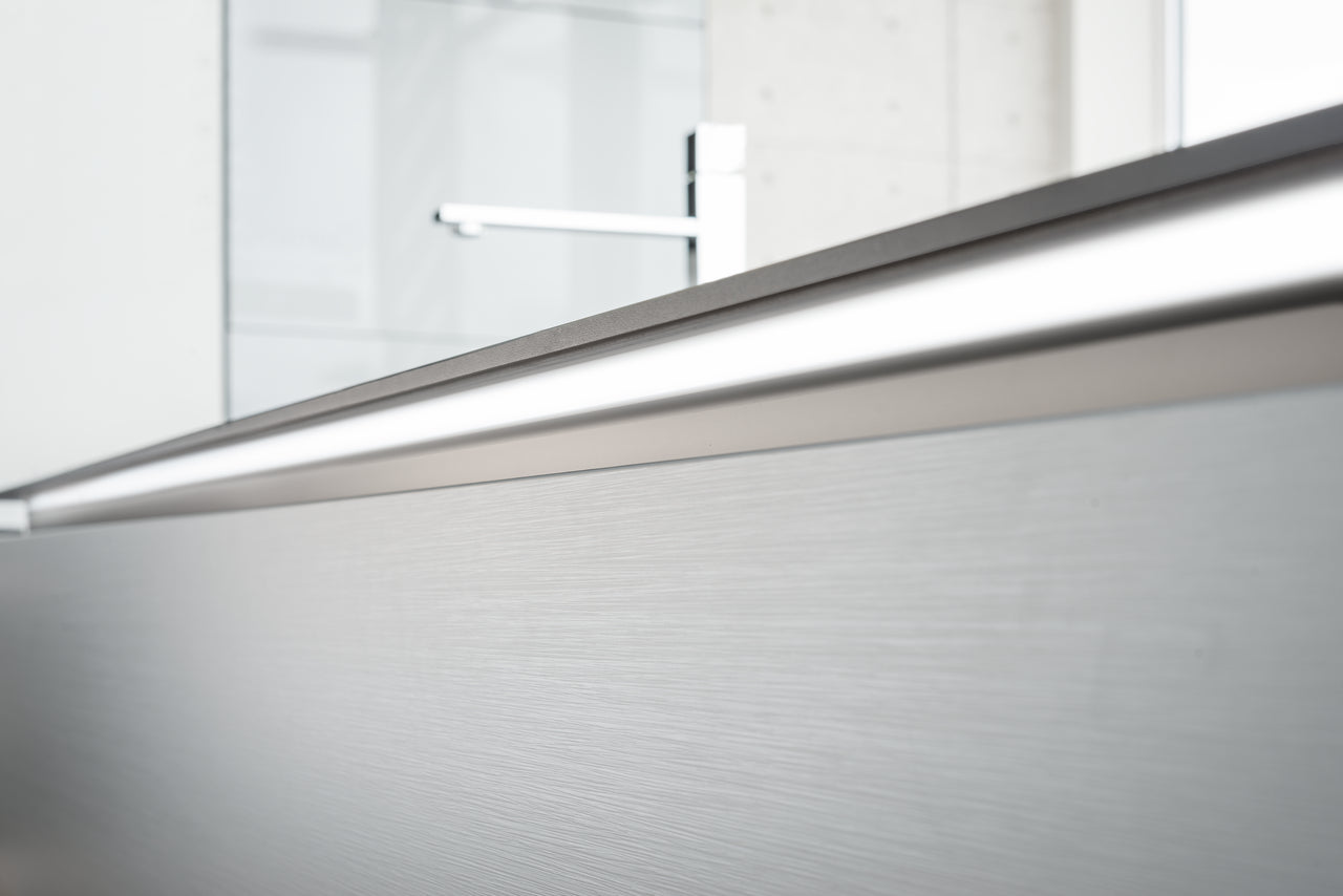 Lichtprofil LED, Einzelleuchte, alufarbig