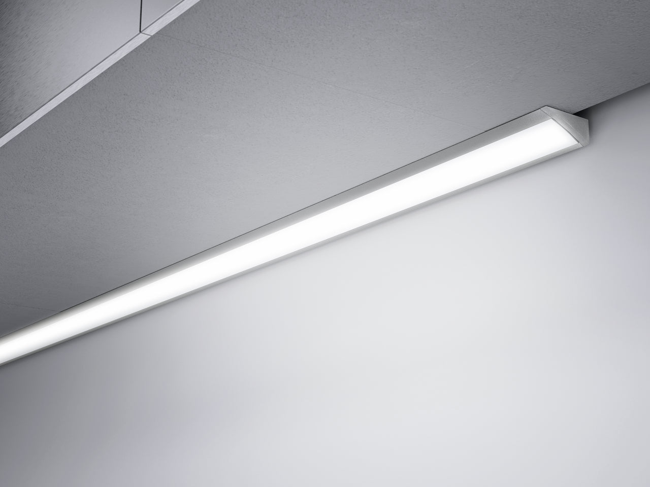 Effekt Farbwechsel LED, Einsatzleuchte, L 2600 mm, edelstahlfarbig