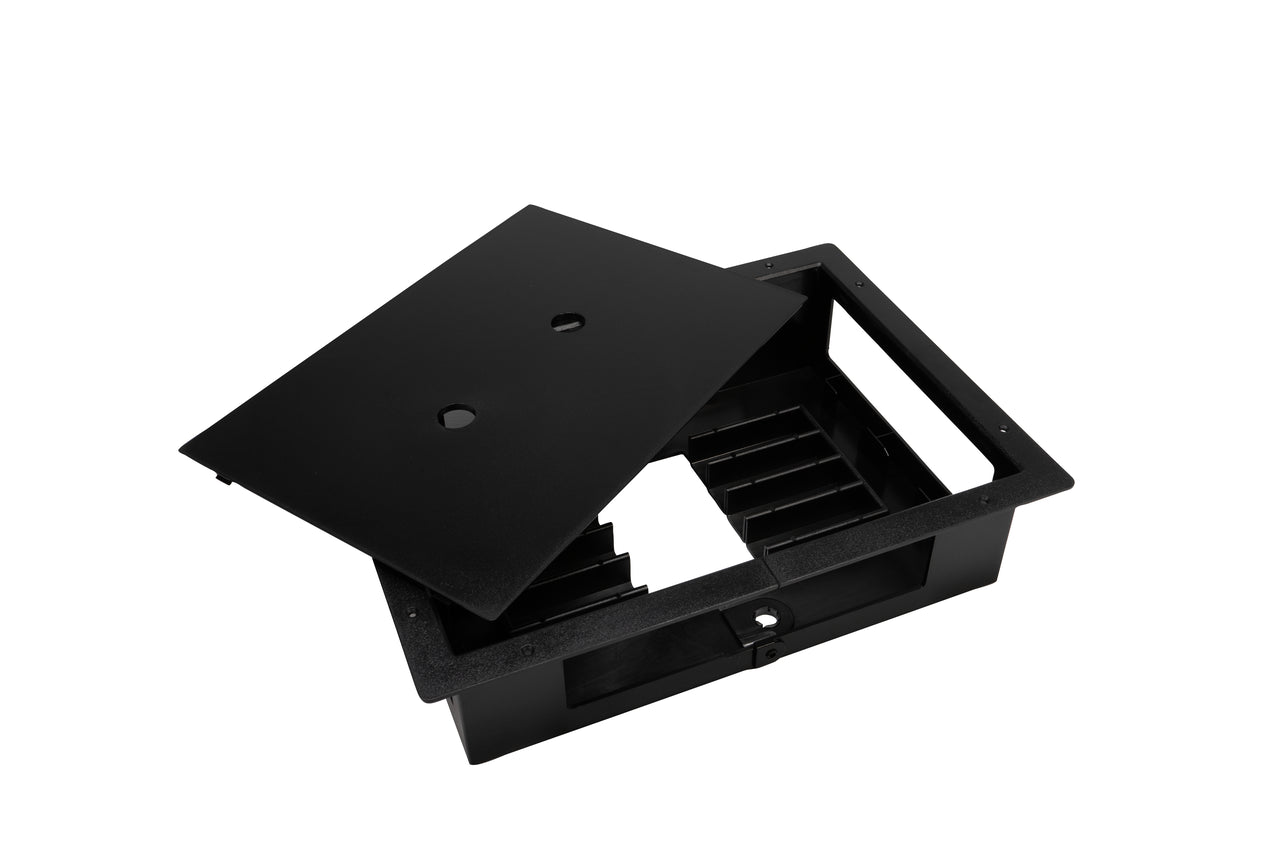 Kabel- und Konverterbox, schwarz