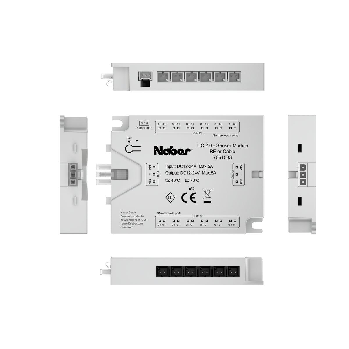 LIC 2.0 Driver LED Sensormodul, 12/24 V