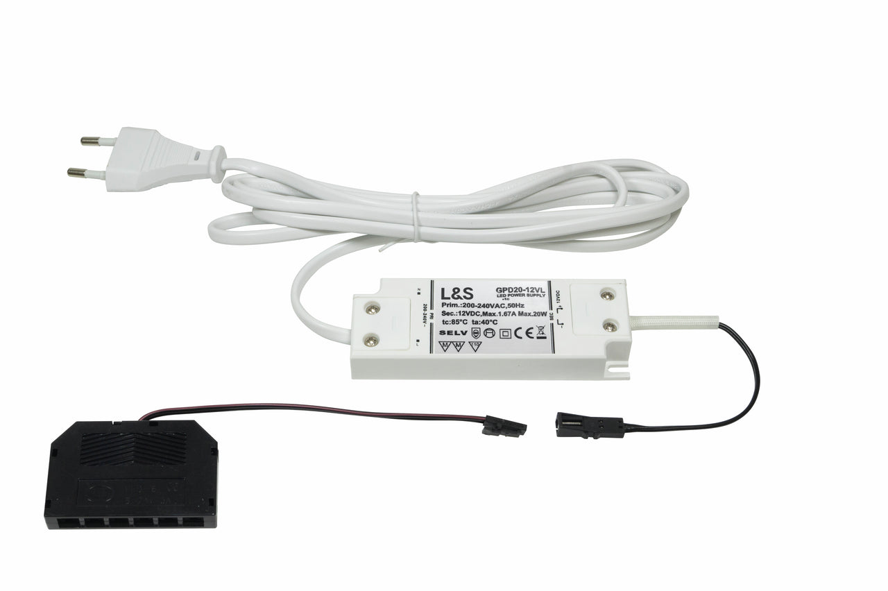 LED Konverter 20, grau