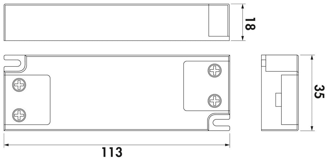 LED Konverter 20, grau