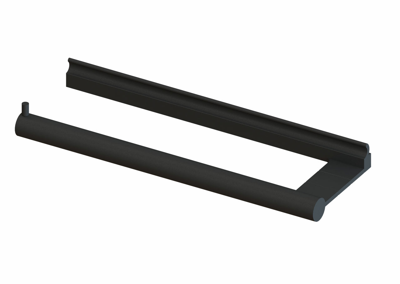 Lucento Papierrollenhalter, schwarz