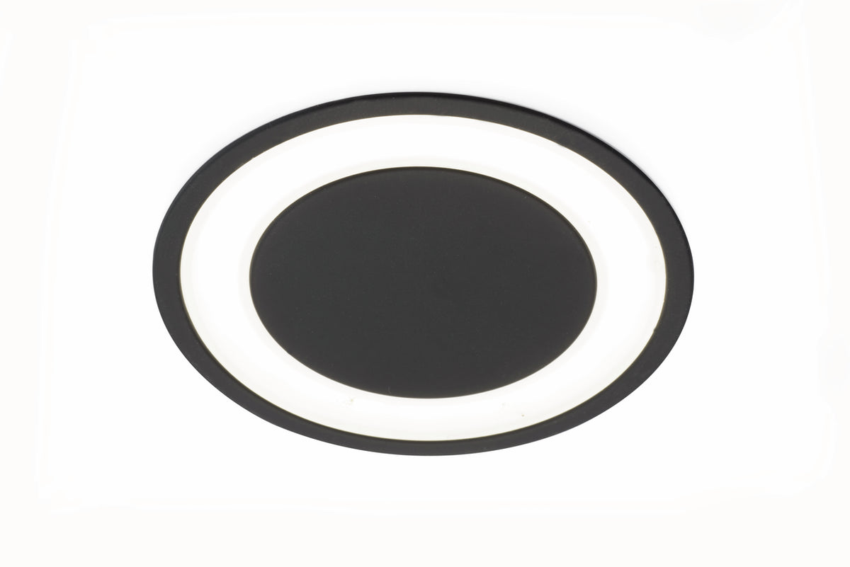 Kronos 1 Farbwechsel LED, Einzelleuchte ohne Schalter, schwarz matt