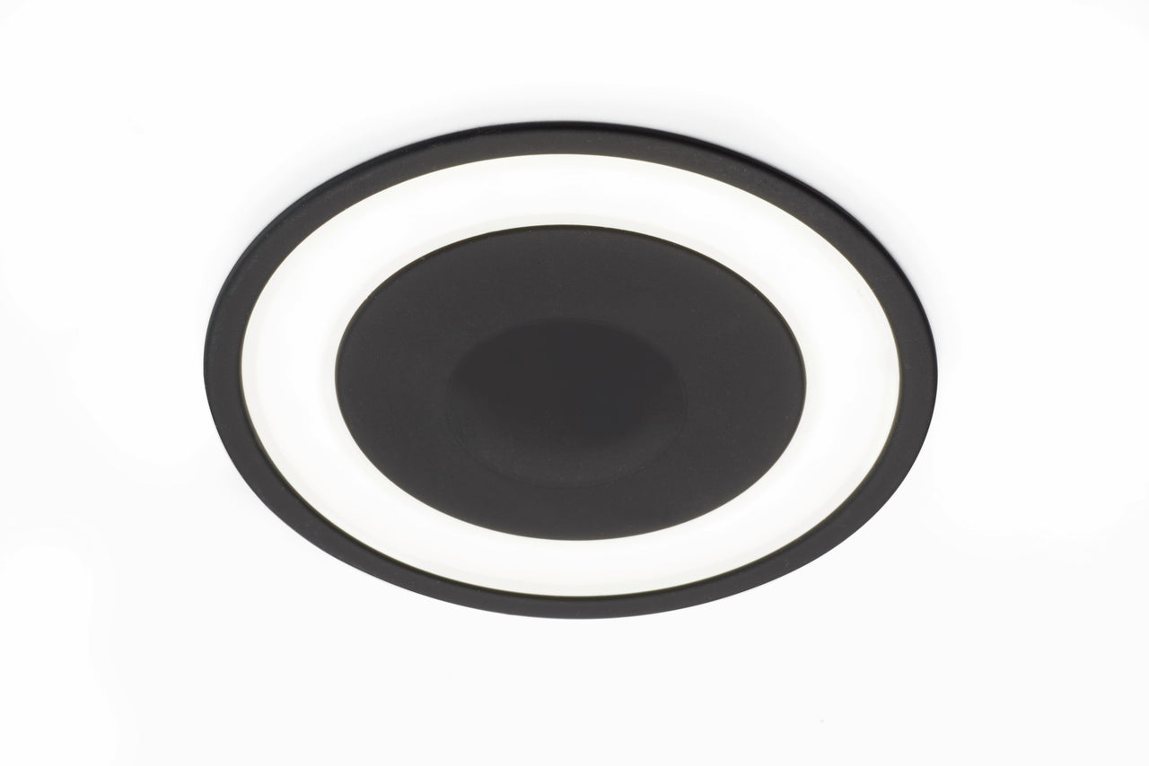 Kronos 2 Farbwechsel LED, Einzelleuchte m. LED Touch S. D., schwarz matt