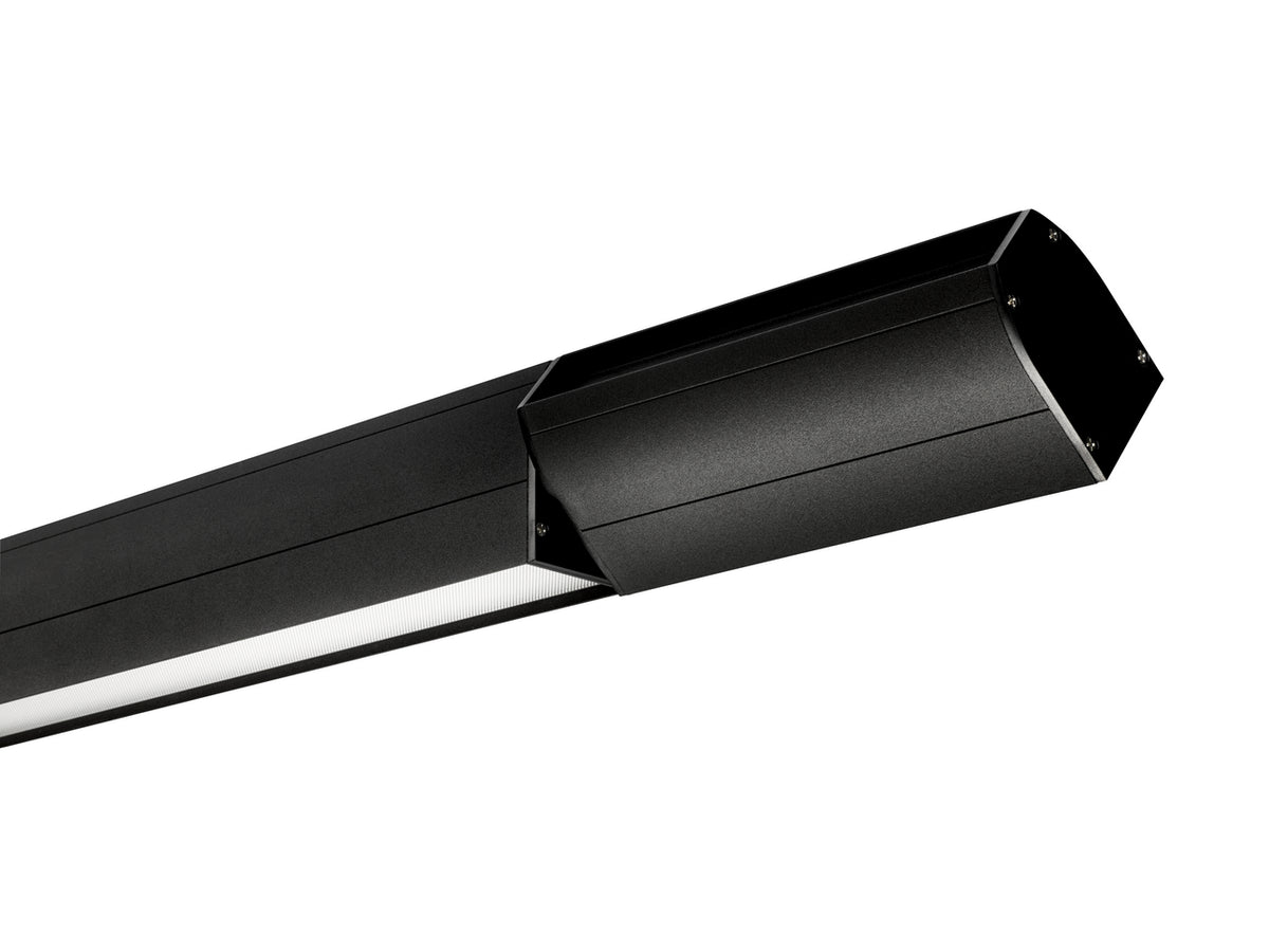 Svala LED, L 1560 mm, 40 W, schwarz