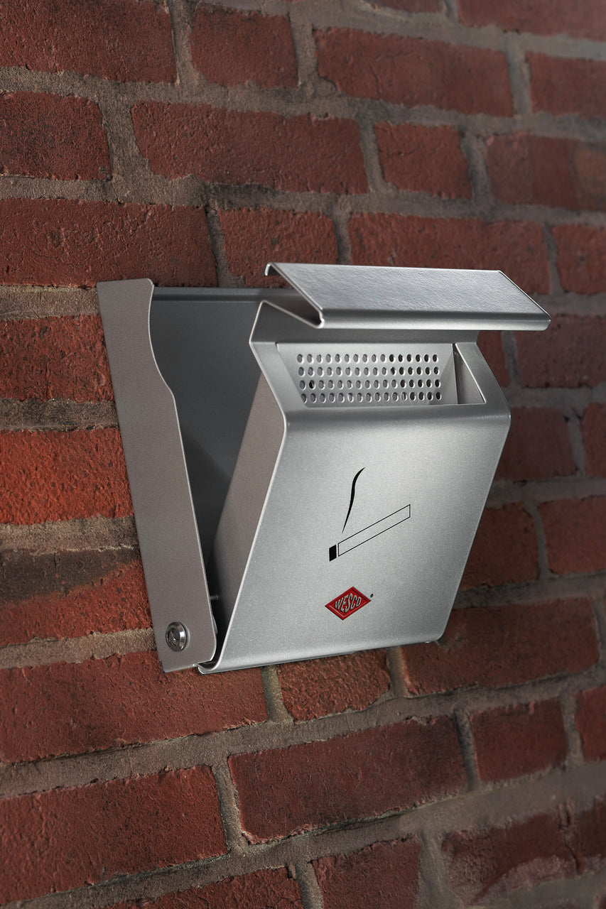 WESCO® Wandascher, silber