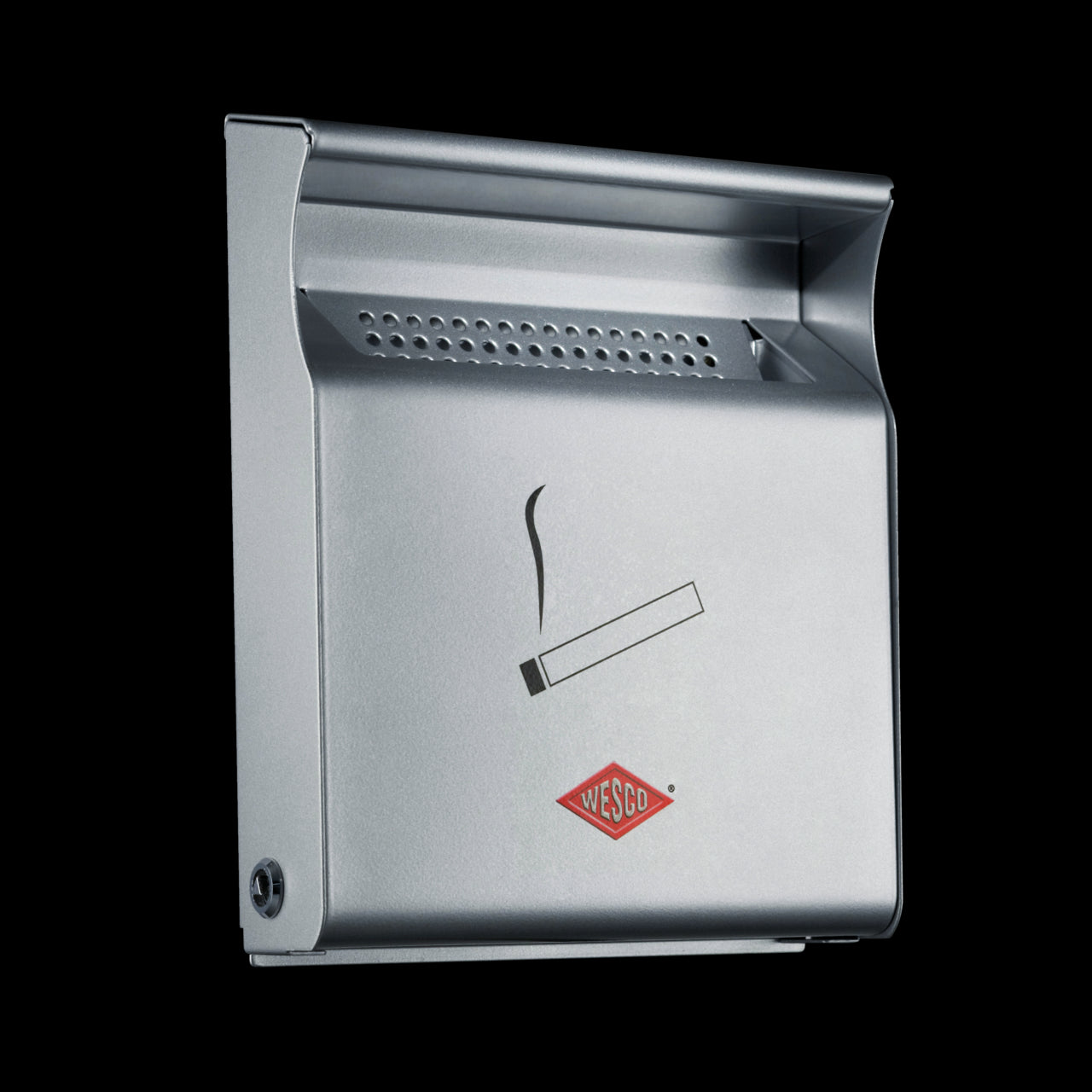 WESCO® Wandascher, silber