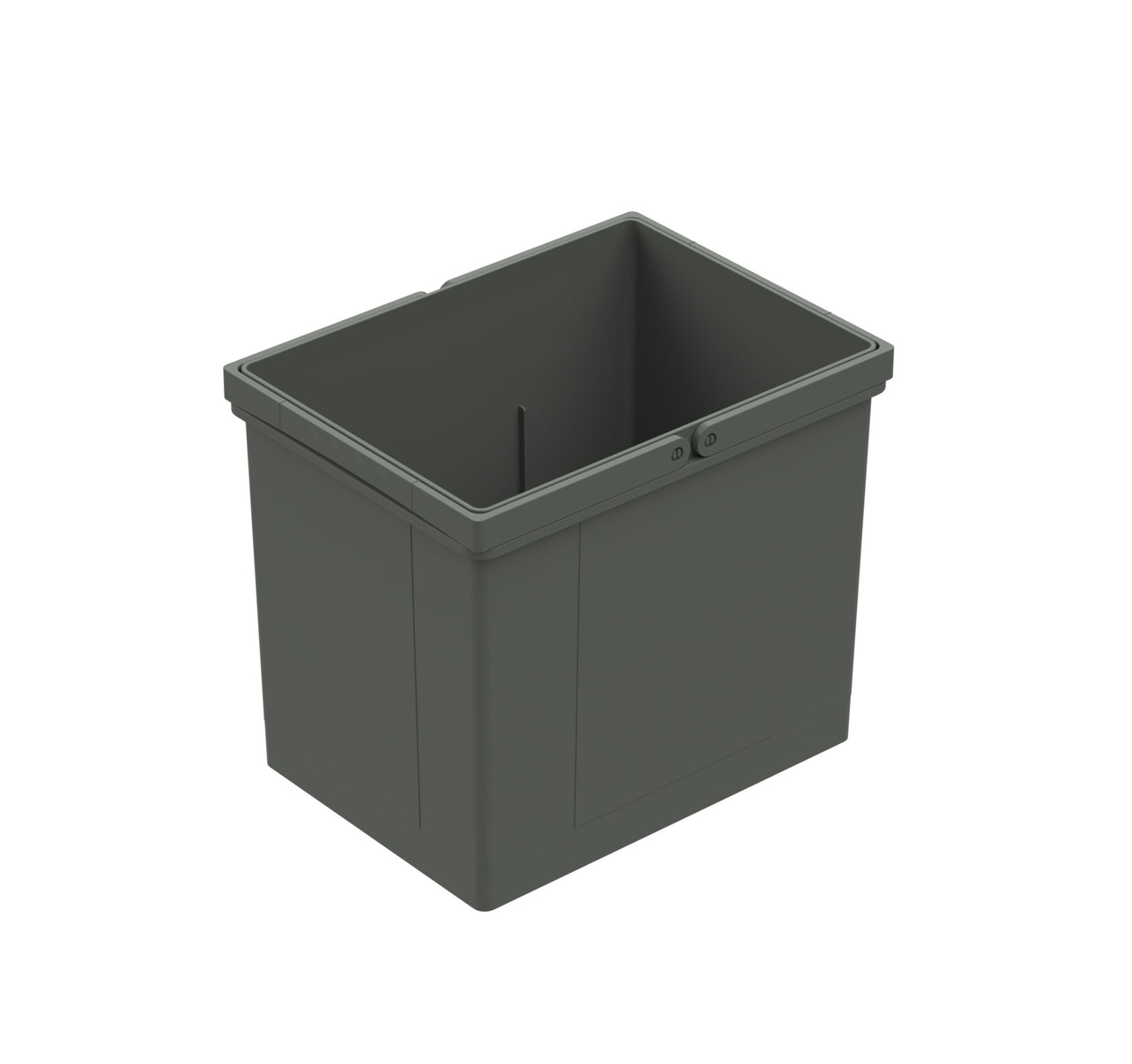 WESCO® Doppelbügel-Eimer, anthrazit, 15 l