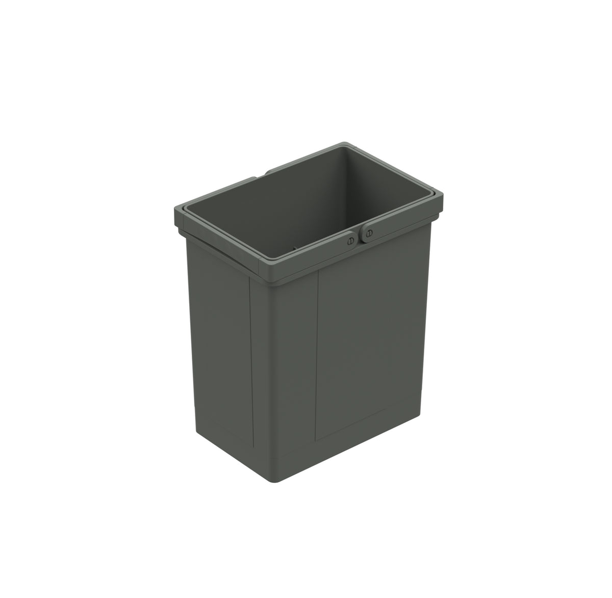 WESCO® Doppelbügel-Eimer, anthrazit, 7 l