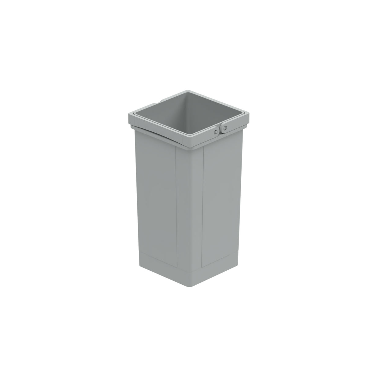 WESCO® Doppelbügeleimer 5 Liter, alugrau, 5 Liter