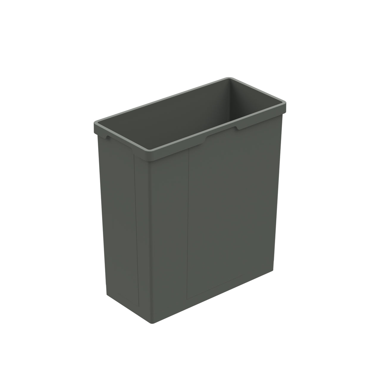 WESCO® Bügellose-Eimer, anthrazit, 42 l