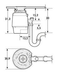 Premium 700 EC, anthrazit, H 312 mm