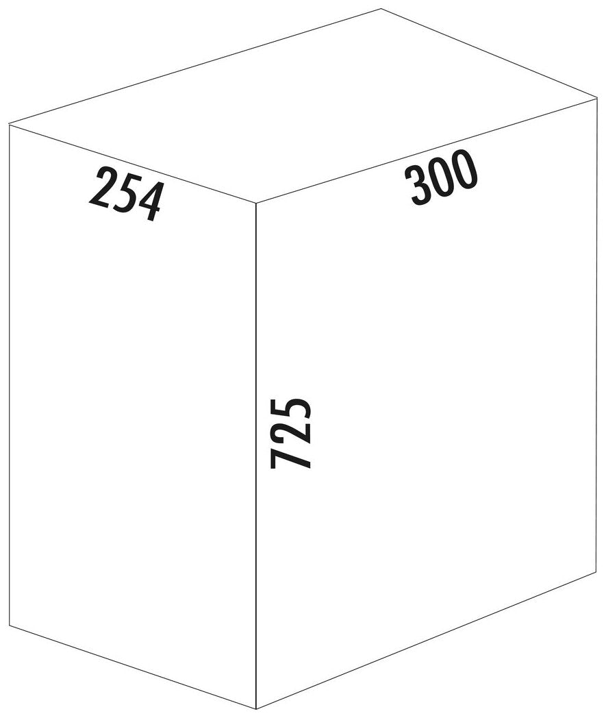 WESCO® Standascher mit Dach, Edelstahl matt