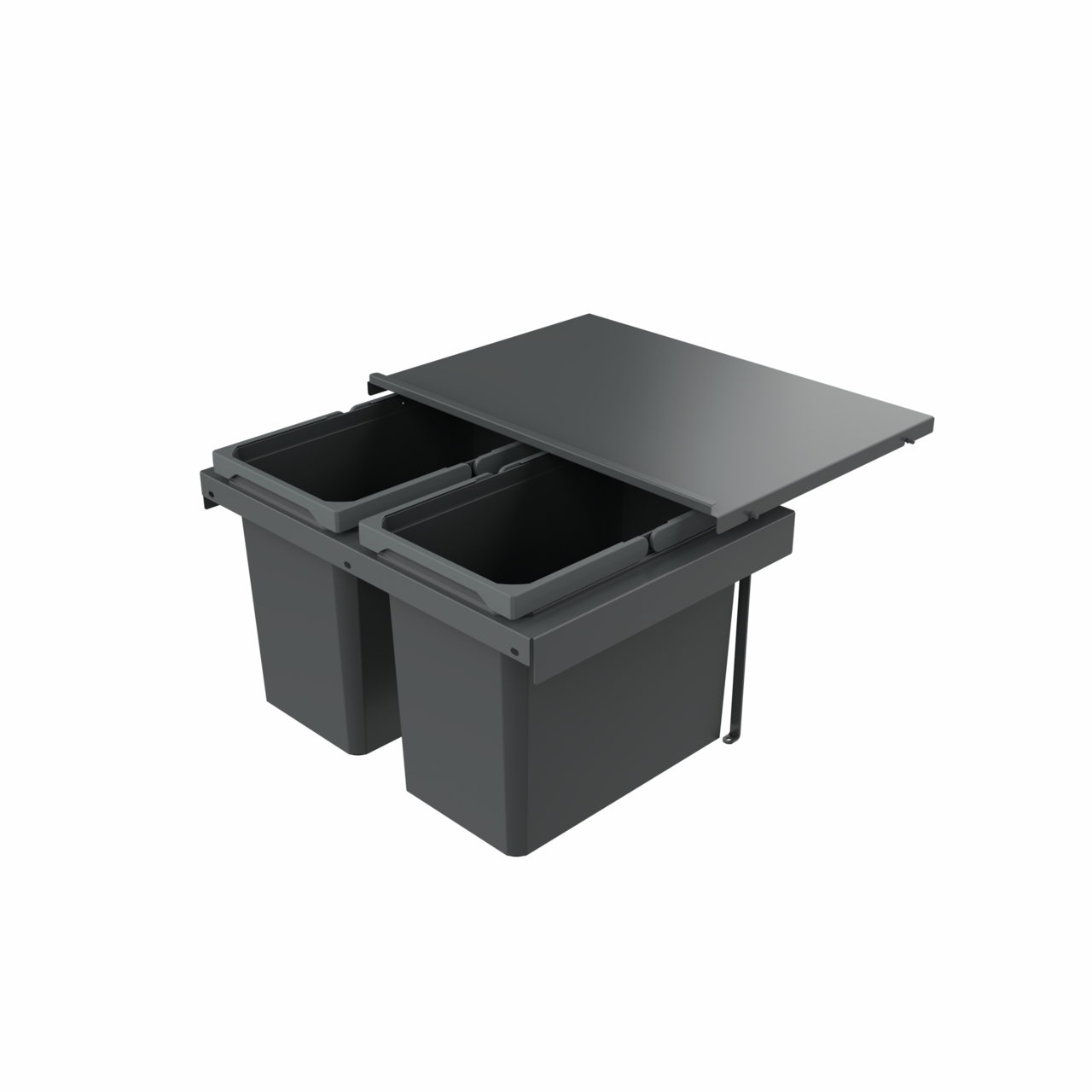 Cox Stand-UP® 350 S/600-2, ohne Biodeckel, anthrazit, H 350 mm