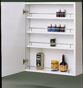 Begrenzungsreling für Hängeschränke, chrom