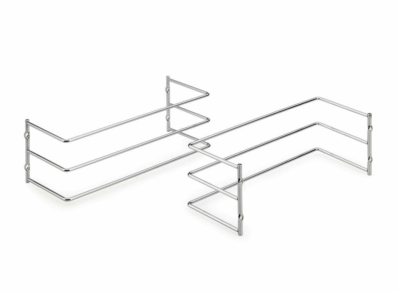 Backblechhalter Set, verchromt