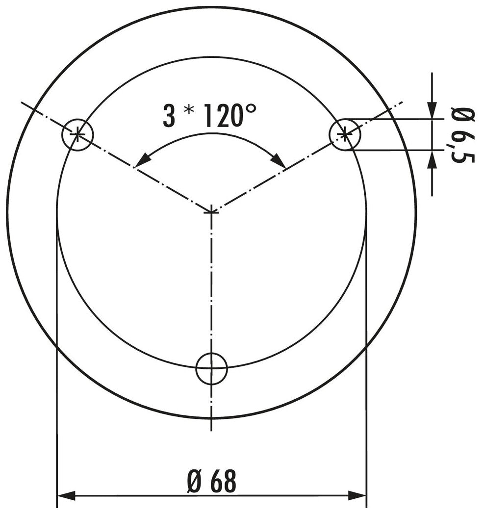 Glasadapterscheibe