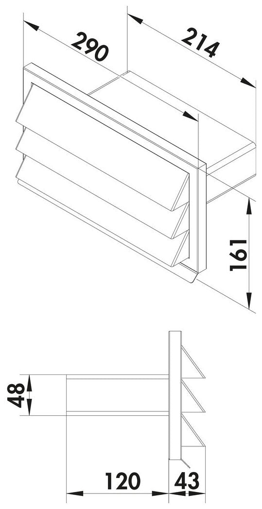 E-Jal top Außenjalousie, Edelstahl