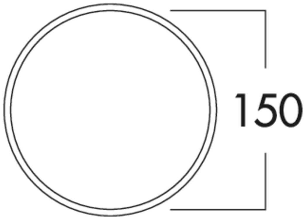 E-Klima-E 150 Mauerkasten, Edelstahl