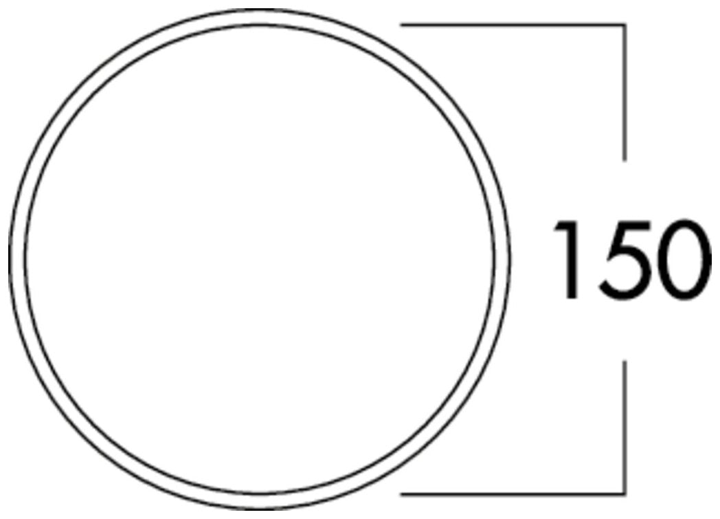 E-Klima-E 150 Mauerkasten, Edelstahl