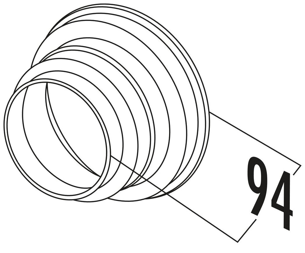 T-STU-ST 125 Stufenring, weiß