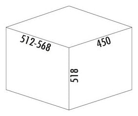 Müllex Boxx 55/60-R Bio, anthrazit